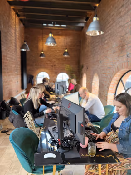Komma Boarders samen aan het werk